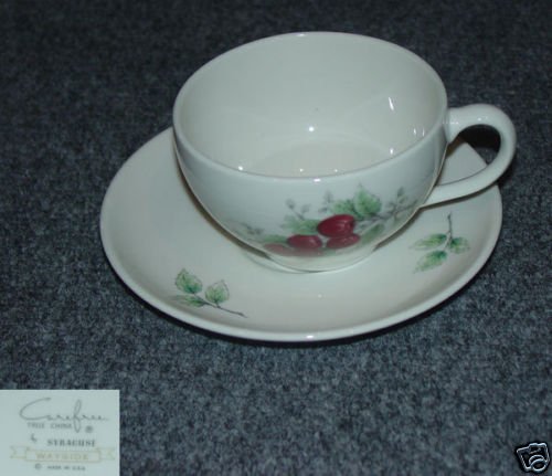 Syracuse Wayside 3 Cup and Saucer Sets