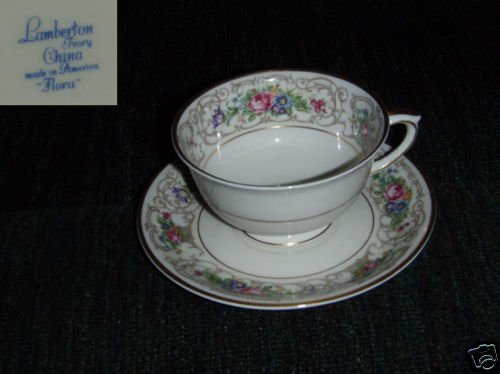 Lamberton Flora 1 Cup and Saucer Set