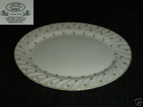 Johnson Brothers Thistle 1 Oval Serving Platter