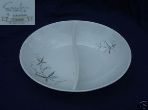 Syracuse Finesse 1 Divided Oval Vegetable Serving Bowl