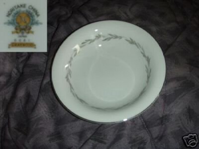 Noritake Graywood 4 Soup Bowls