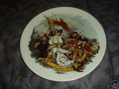 Battle of Bunker's Hill John Trumbull Collector Plate