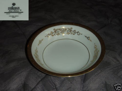 Mikasa Colony Gold 4 Fruit, Dessert, or Sauce Bowls