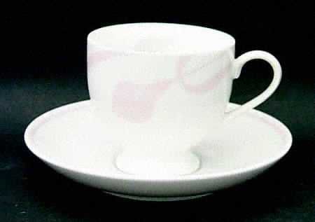 Mikasa Classic Flair Peach 2 Cup and Saucer Sets