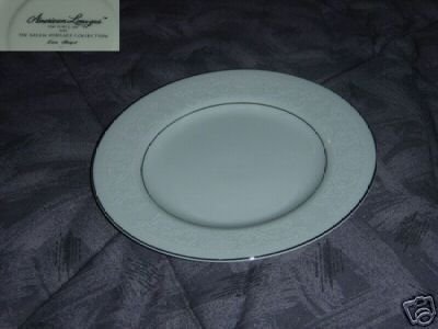 American Limoges Lace Bouquet 4 Dinner Plates
