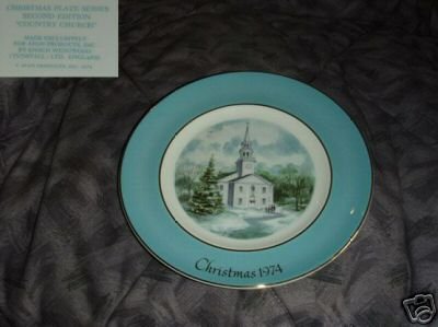 Avon by Wedgwood 1974 Country Church Collector Plate