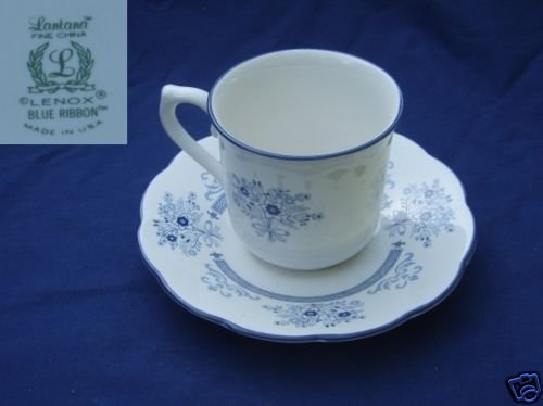 Lenox Blue Ribbon 2 Cup and Saucer Sets