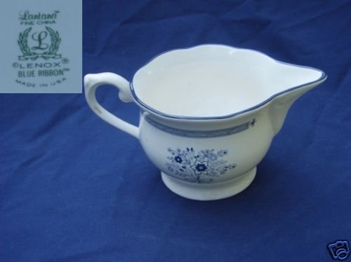 Lenox Blue Ribbon 1 Cream Pitcher ( Creamer )