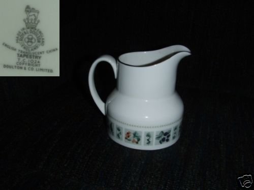 Royal Doulton Tapestry 1 Cream Pitcher ( Creamer )
