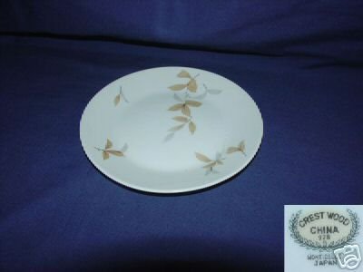 Crest Wood China Monticello 7 Bread and Butter Plates