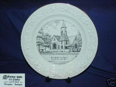 First Presbyterian Church Franklinville, NY Plate