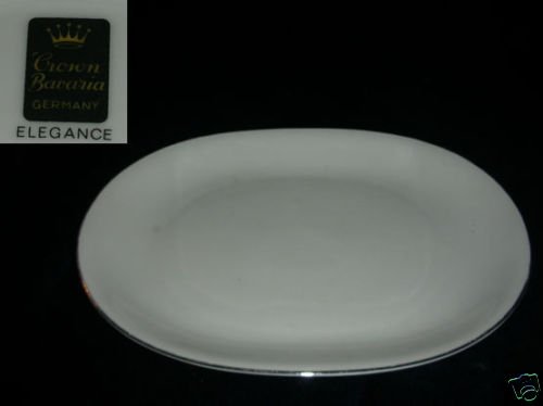 Crown Bavaria Elegance 1 Oval Serving Platter