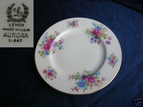 Lenox Aurora 6 Bread and Butter Plates