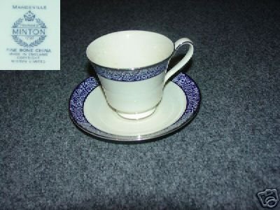 Minton Mandeville 1 Cup and Saucer Set