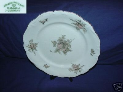 Johann Haviland Brown Rose 2 Bread Plates