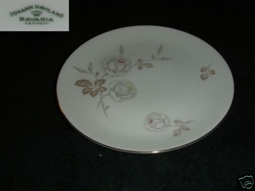 Johann Haviland Dawn Rose 5 Dinner Plates