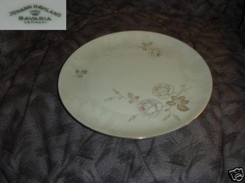 Johann Haviland Dawn Rose 4 Bread and Butter Plates