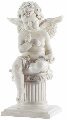Cherub On Column Statue