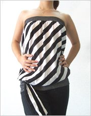 RM 35 Striped Long Tube