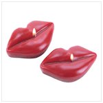 #38896 Red Lips Candle Set