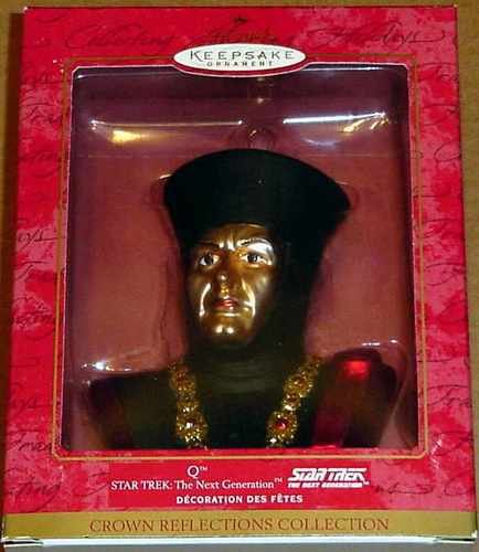 Hallmark Q ~ STAR TREK THE NEXT GENERATION ~ GLASS