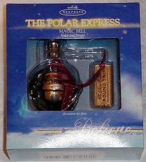 Hallmark POLAR EXPRESS MAGIC Bell & Ticket Ornament