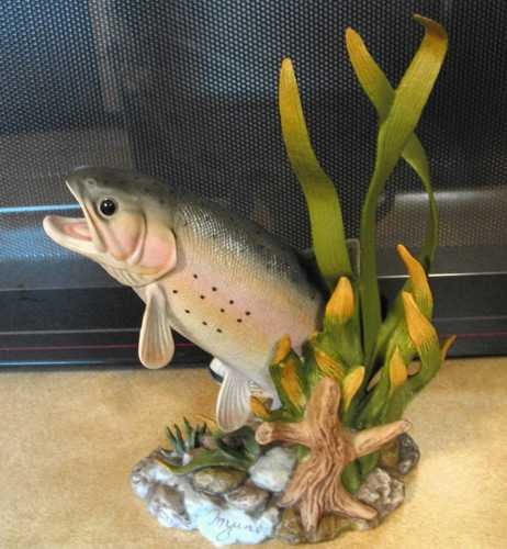Homco Masterpiece Rainbow Splendor / Rainbow Trout RARE