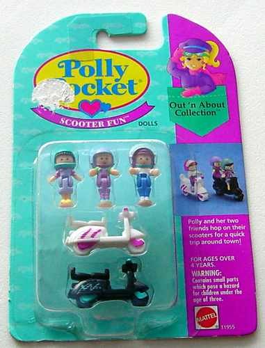 Bluebird 1994 Polly Pocket Scooter Fun - MOC