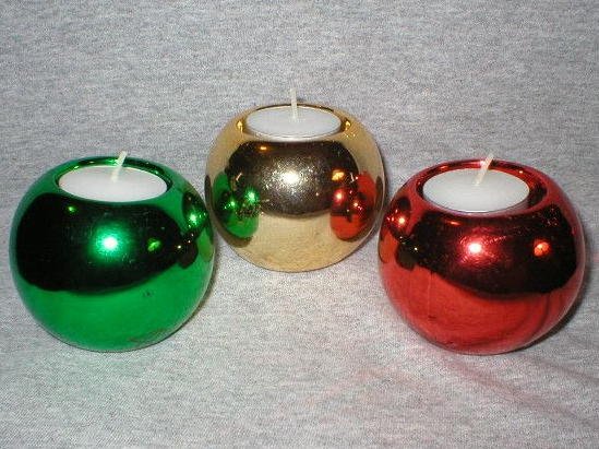 christmas holiday ball ornament candle holder set christmas holiday ball ornament candle holder set