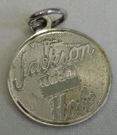 Vintage Sterling JACKSON HOLE, WYOMING Souvenir Charm