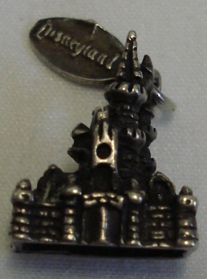 Vintage Sterling SLEEPING BEAUTY'S CASTLE Charm DISNEYLAND CALIFORNIA