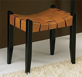 Bowed Mustard Bench