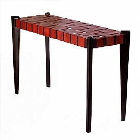 Red Sofa Table