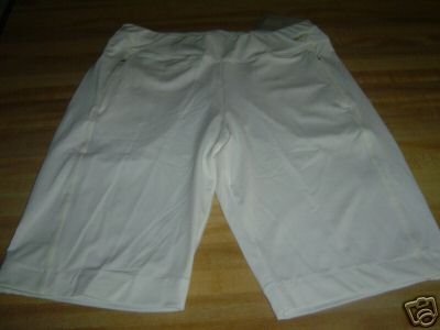 NwT M NIKE GOLF DRI-FIT White Bermuda Women Shorts New