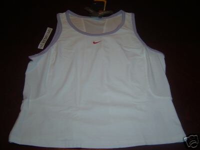 Nwt M NIKE DRI-FIT BORDER Tank Top Shirt New WomeN $40 Medium