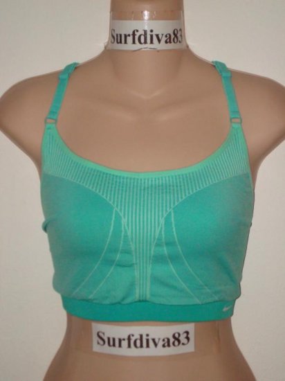 Nwt L XL NIKE DRI-FIT Women Seamless Sport Bra Top New Large Xlarge