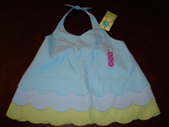 Nwt 3/3T GYMBOREE SPLASH Tier Halter Top Shirt New Girl