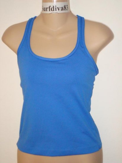 Nwt M 8-10 NIKE DRI-FIT Women Tennis Tank Top Shirt New Medium Blue