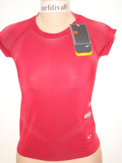 Nwt S NIKE + DRI-FIT Ipod Running Women Top Shirt New Small