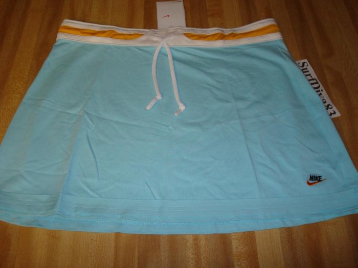 NwT M 8-10 NIKE DRI-FIT Women Tennis Camp Skirt New $35