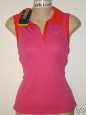 Nwt S NIKE Sphere Dry Women Polo Top Shirt New Tennis Small