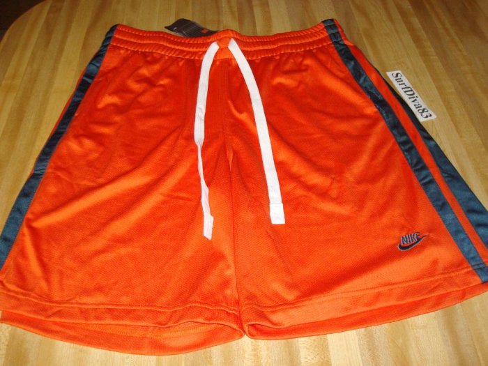 NwT XL NIKE Orange Fitness Basketball Shorts Men NeW Xlarge