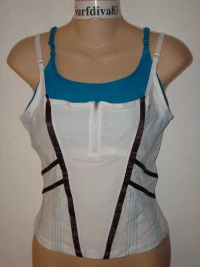 Nwt XL NIKE Dri-Fit Women Corset Tank Top Shirt New $85 Xlarge White