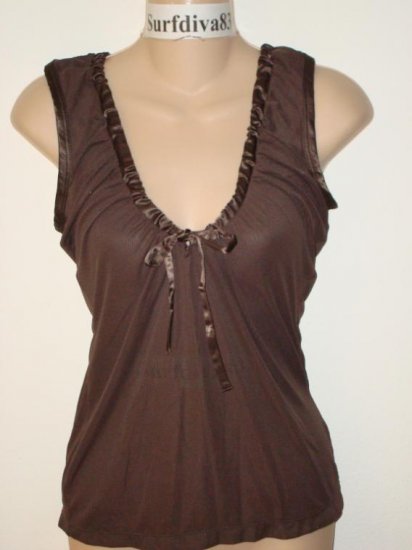 Nwt S NIKE Women Shake It Up Dance Tank Top Shirt New Small Brown