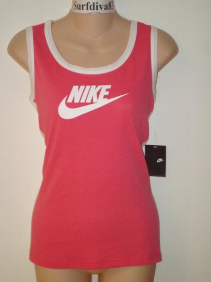 Nwt M NIKE Pink Women Fitness Run Tank Top Shirt New Medium