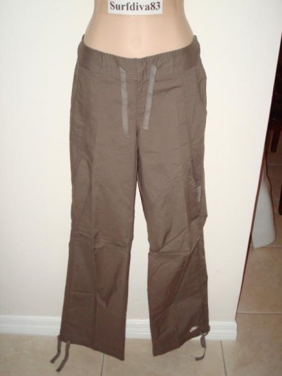 Nwt M 8 10 NIKE Brown Dance WorkOut Women Pants New Medium