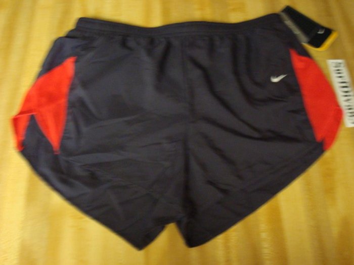 NwT L NIKE DRI-FIT Women Tailwind Track Run Shorts NeW Large