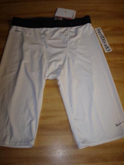 NwT XL Tall NIKE PRO Dri-fit Compression Shorts Men New Xlarge White
