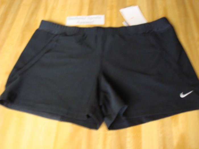 Nwt M NIKE Women DriFit Best WorkOuT Running Shorts New Medium 8 10 Personal Best Acceleration Black