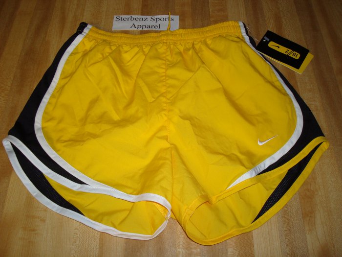Nwt XL NIKE Women Tempo Running Shorts New LIVESTRONG Xlarge 16 18 Dri-Fit Yellow 239930-703